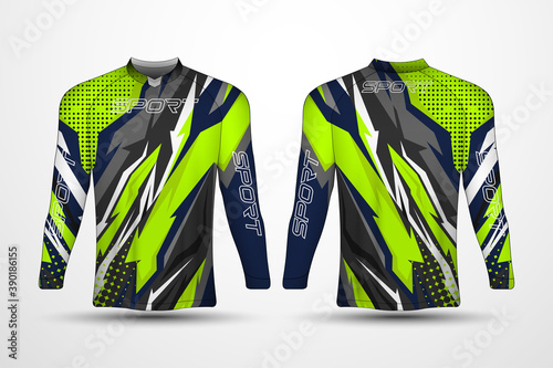 T-shirt template, sport jersey design
