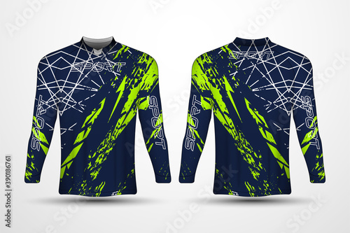 T-shirt template, sport jersey design