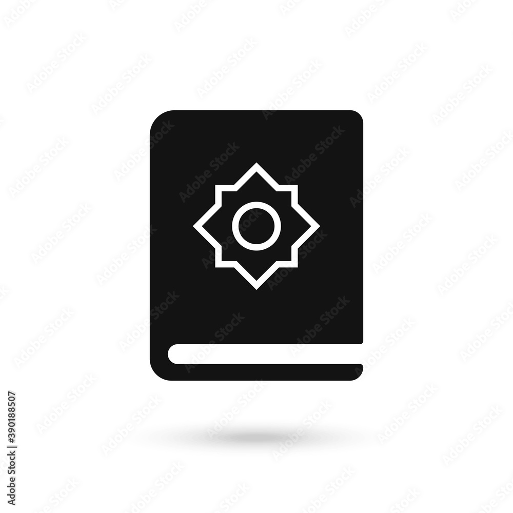 Holy Quran book icon, islam and religion, vector graphics Holy Quran book icon, islam and religion, vector graphics