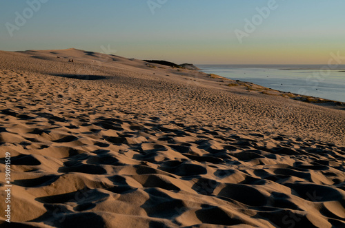 Spuren im Sand bei der Dune du pilat