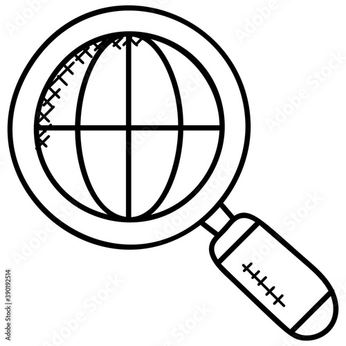 A celestial sphere used for astronomy navigation.