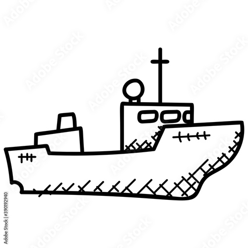 
A captain sailing a ship via navigation representing the concept of ship.
