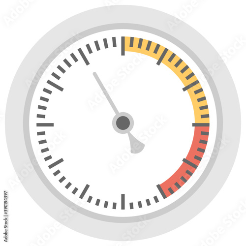 
A gauge to measure pressure or speed
