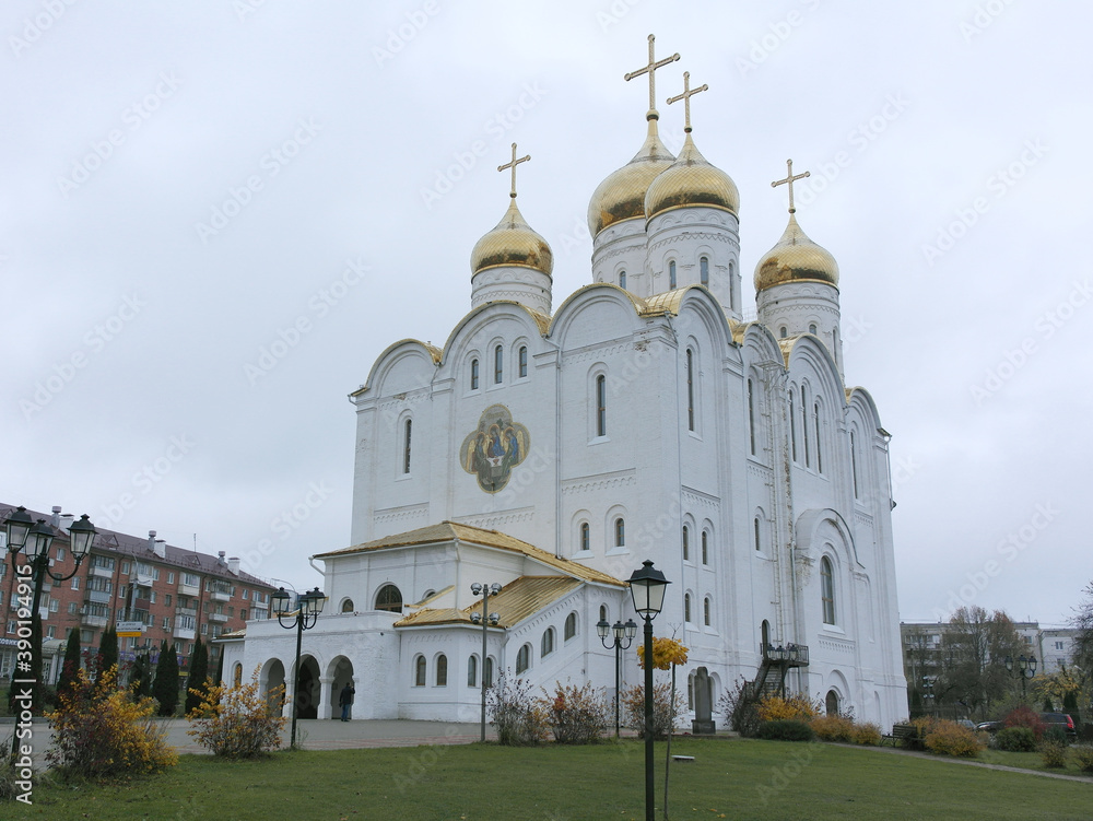 Russia, Bryansk November 4, 2020. BRYANSK CATHEDRAL OF the HOLY TRINITY. 