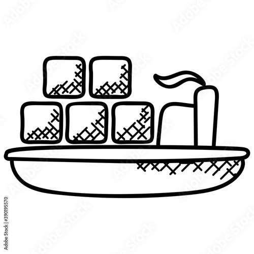 
Ship used for logistics purposes, cargo ship
