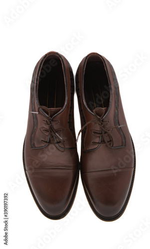 leather shoes isolated