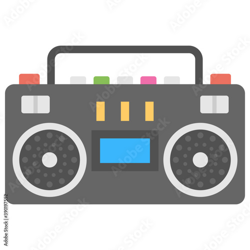 
An old cassette player

