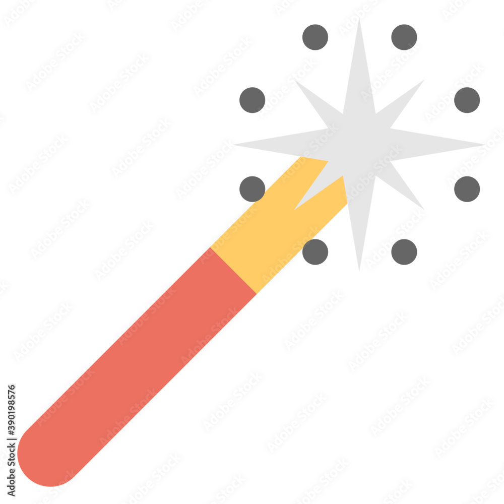 
Magic wand used as a photoshop tool
