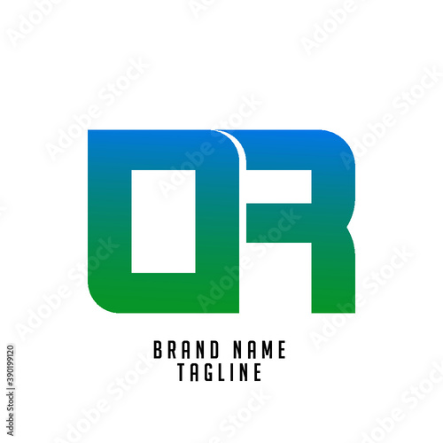 OR initials logo, name initials logo, company initials logo, person initials logo