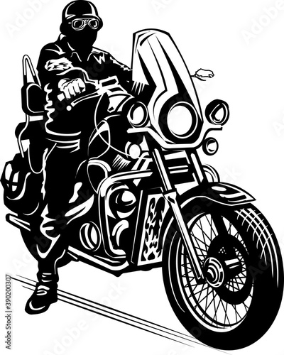 man on the motorbike
