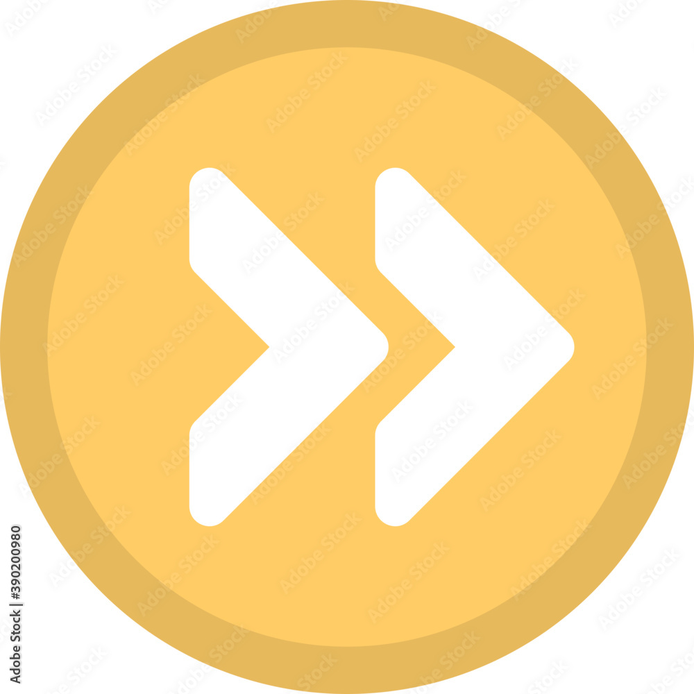 Directional right arrow with arrowhead is forward arrow Directional right arrow with arrowhead is forward arrow