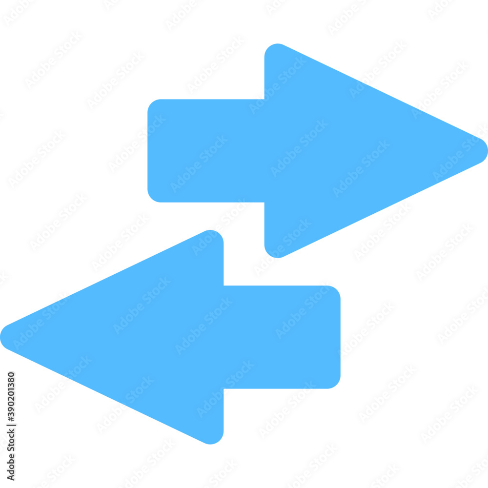 Directional left arrow with arrowhead is forward arrow
Directional left arrow with arrowhead is forward arrow