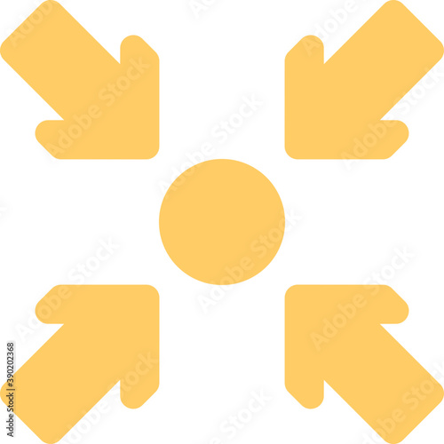 
Four arrows group indicating, full screen sign 

