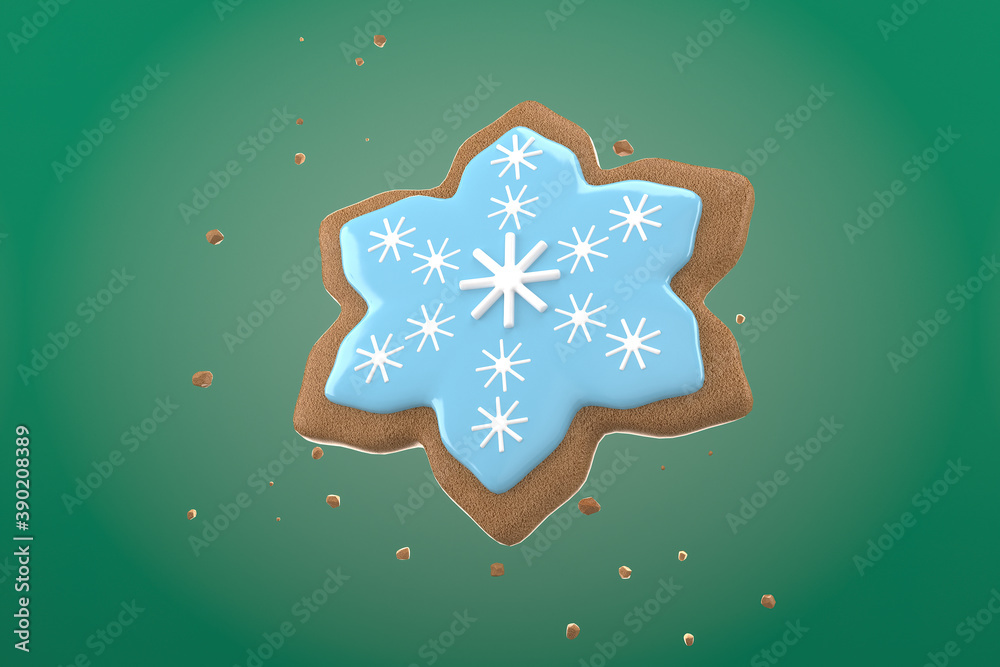 3d illustration for new year holidays and Christmas