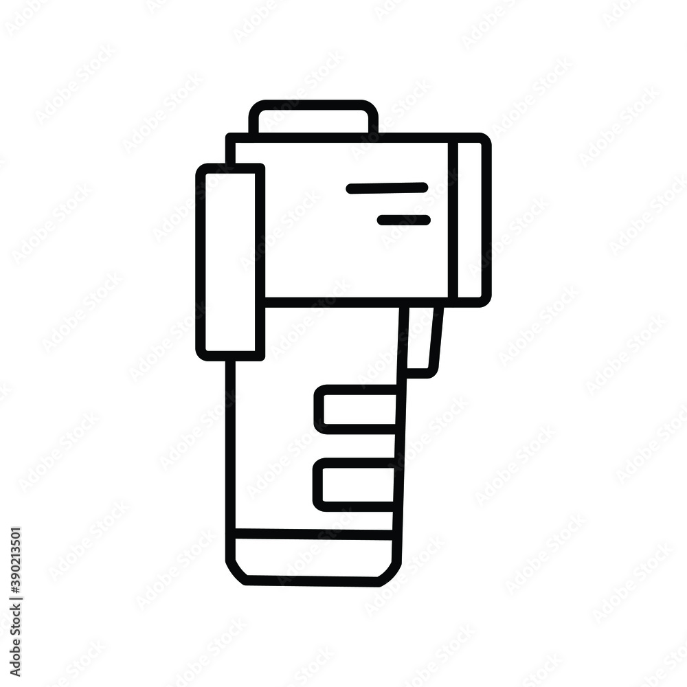 Digital Thermometer Temperature Checker Line icon Digital Thermometer Temperature Checker Line icon
