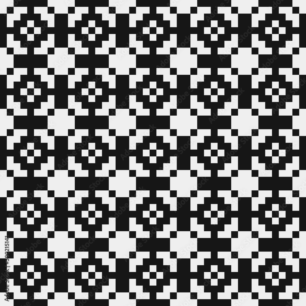 Abstract Cross Pattern Dots Logo generative computational art illustration