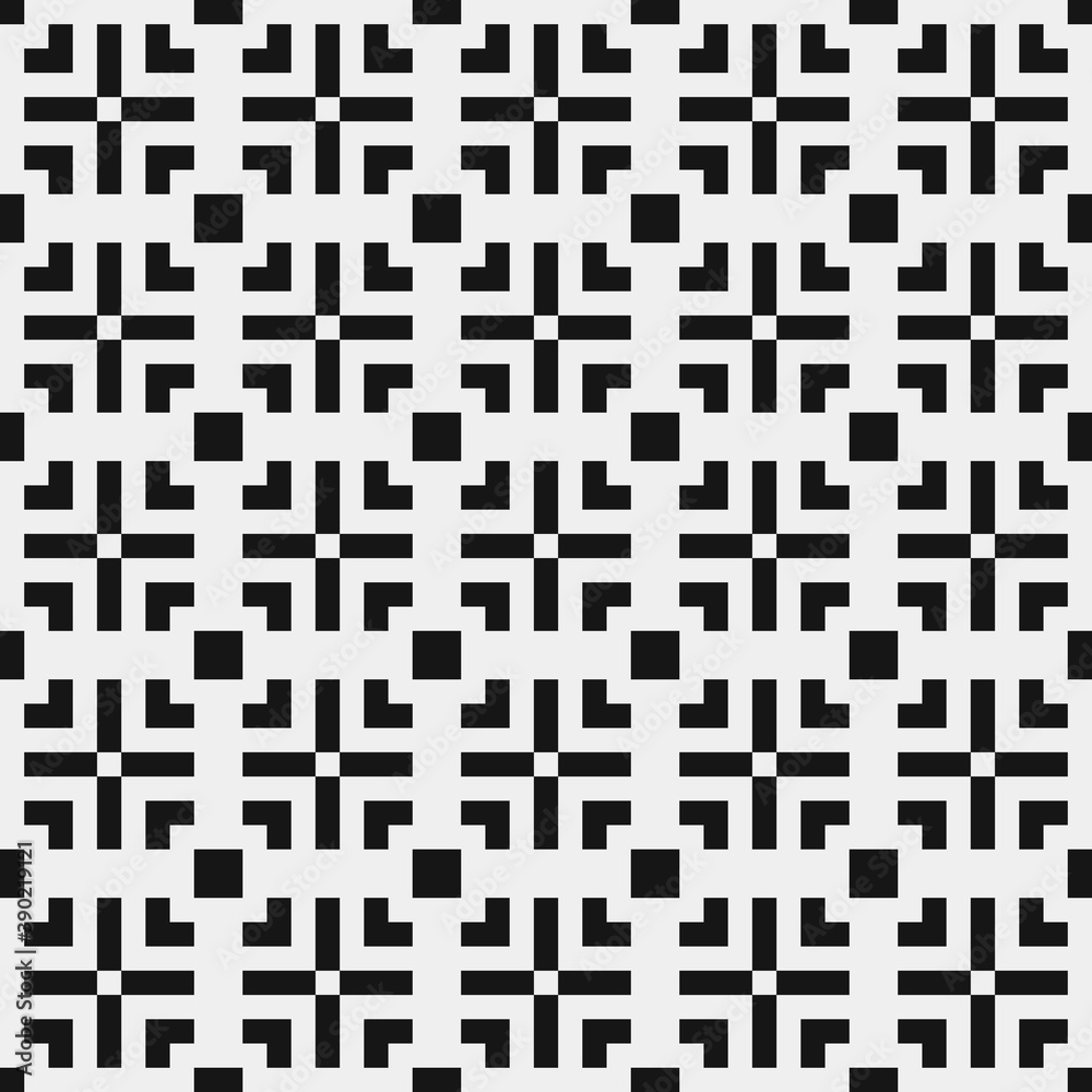 Abstract Cross Pattern Dots Logo generative computational art illustration