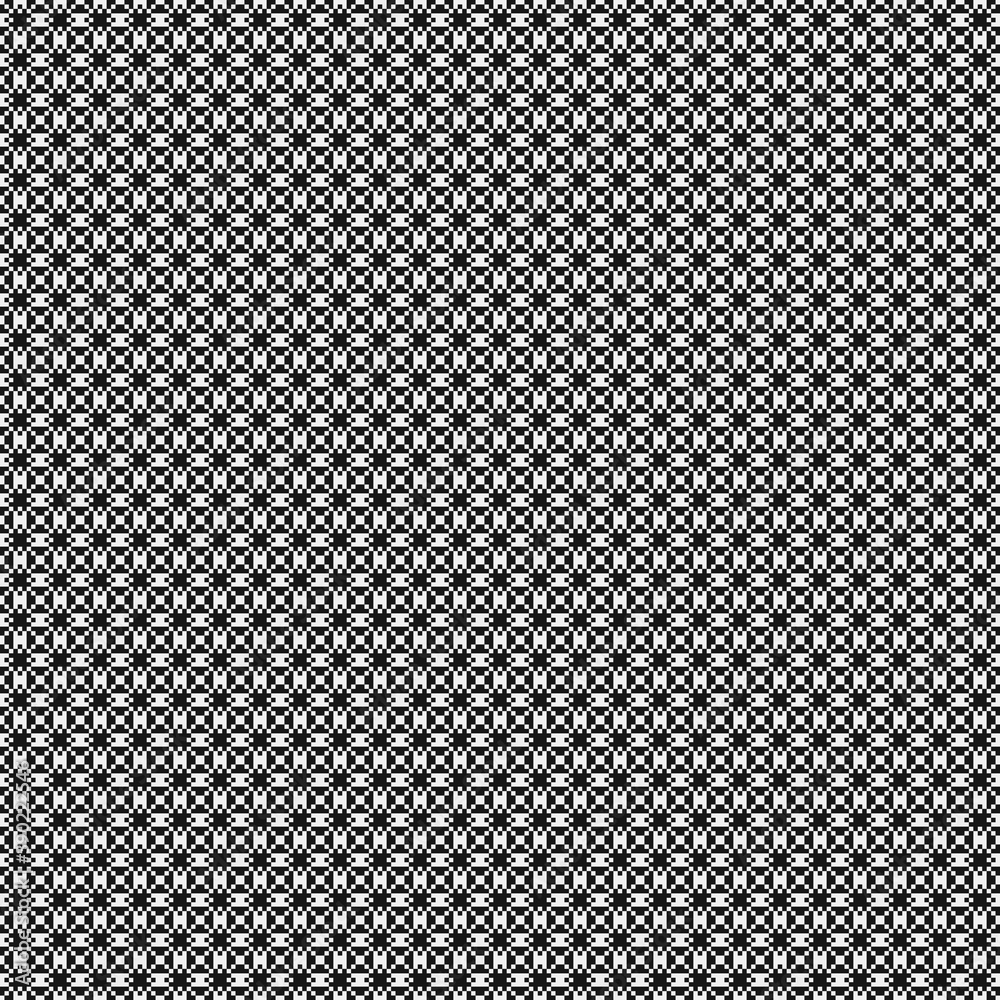 Abstract Cross Pattern Dots Logo generative computational art illustration