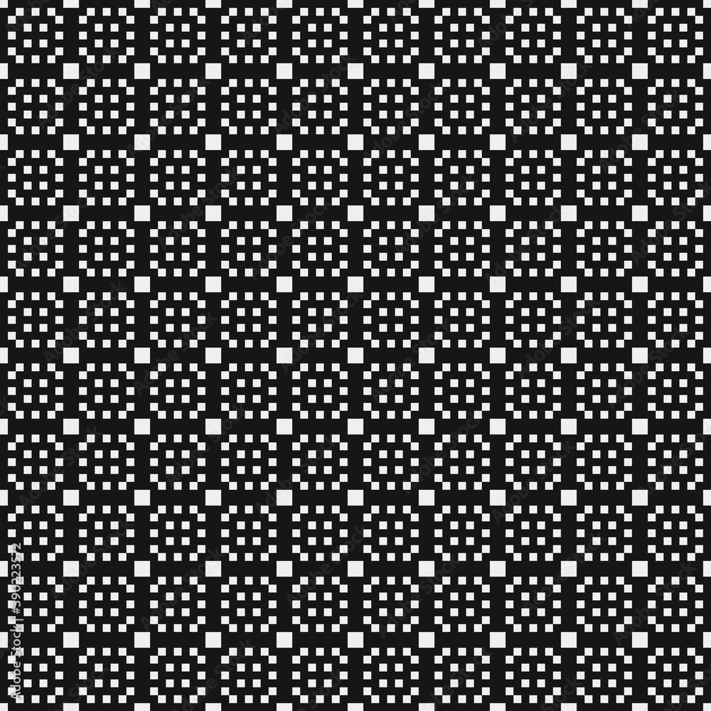 Abstract Cross Pattern Dots Logo generative computational art illustration
