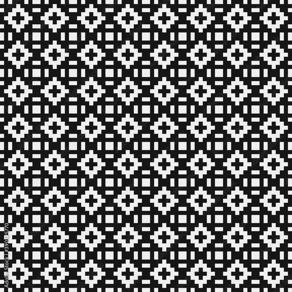 Abstract Cross Pattern Dots Logo generative computational art illustration
