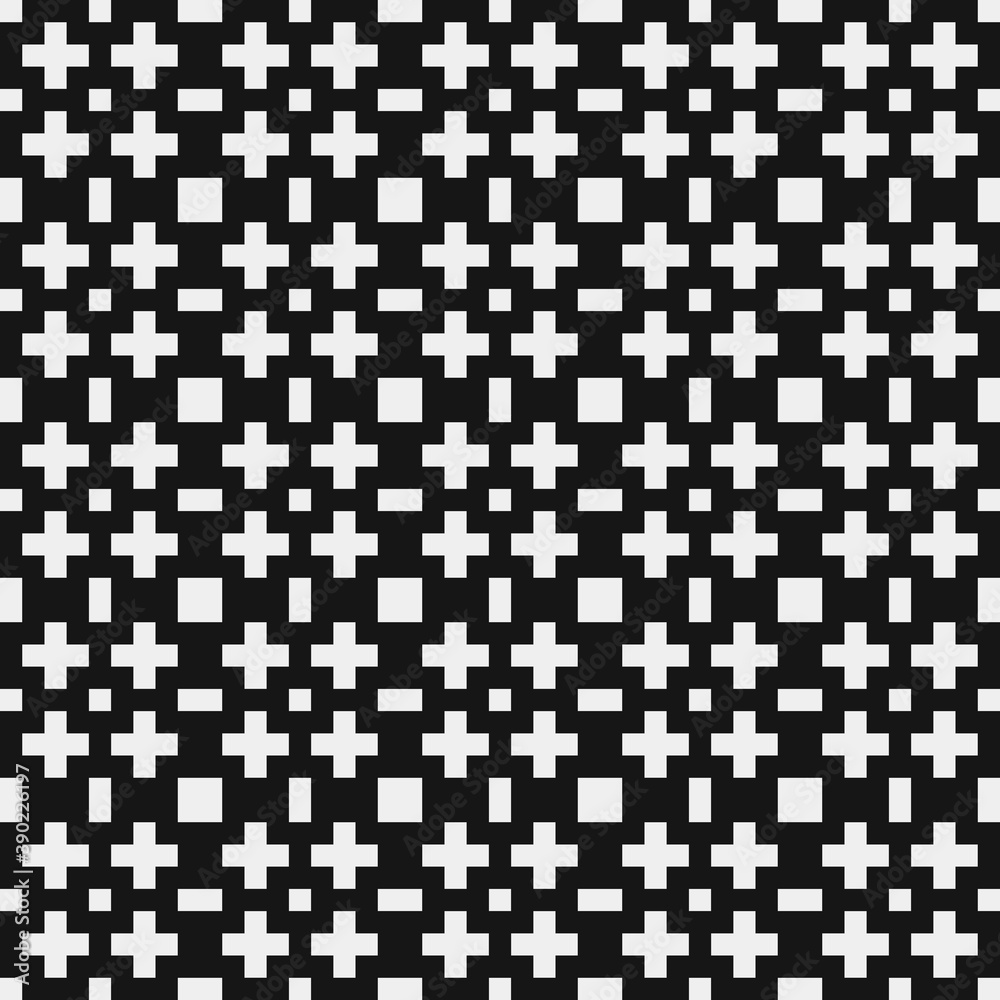 Abstract Cross Pattern Dots Logo generative computational art illustration