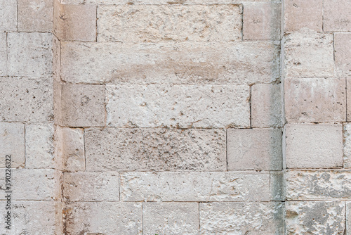 abstract background of an old stone wall close up