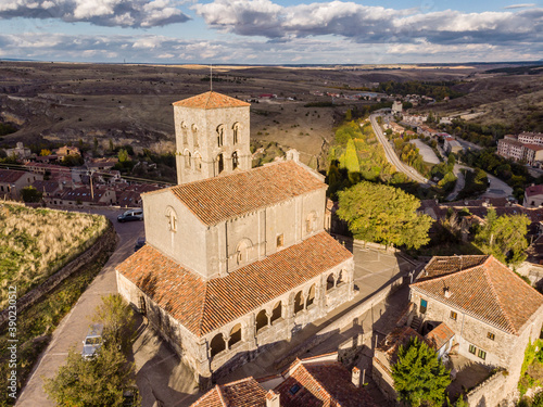 Church of El Salvador, Castilian Romanesque, Sepúlveda., Segovia province, Spain