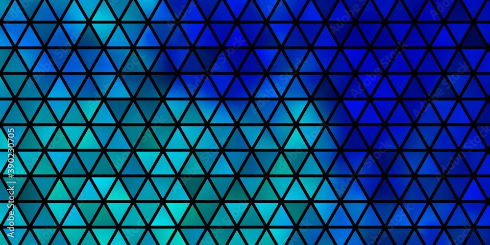 Light BLUE vector pattern with polygonal style. Light BLUE vector pattern with polygonal style.