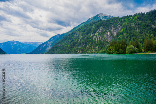 lake in the mountains Achensee austria, Lake Achen is a lake north of Jenbach in Tyrol