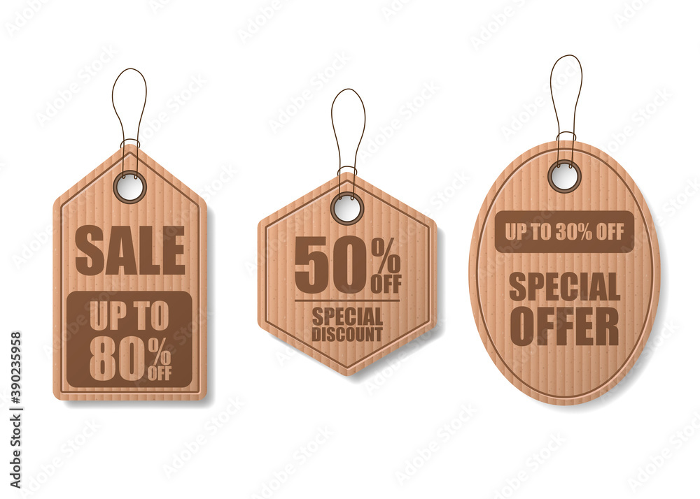 Tag. Label. Gift tags. Discount tags. Cardboard tags.