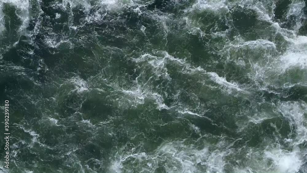 rough river rapids top aerial drone view rough river rapids top aerial drone view