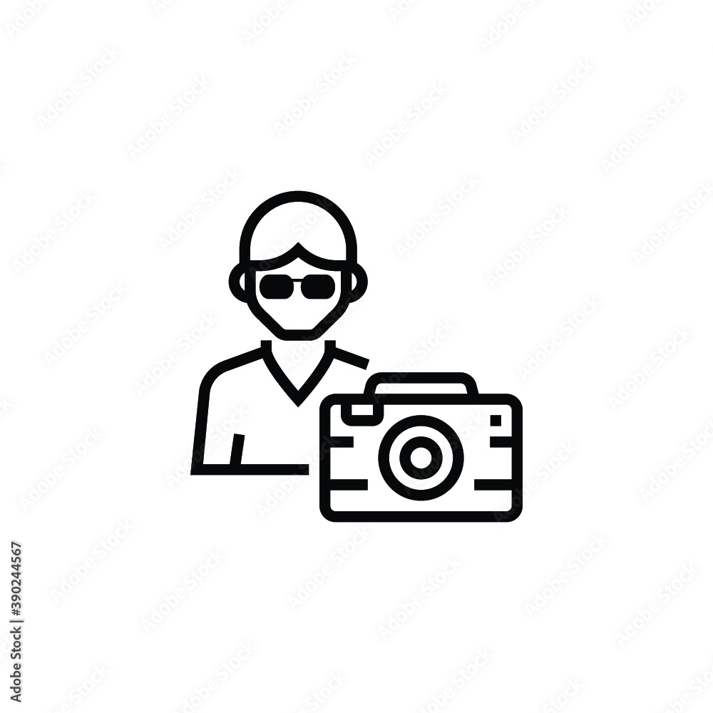 Selfie icon. Trendy woman taking a self portrait on smart phone. Vector illustration.