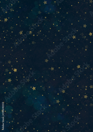 Christmas banner with stars