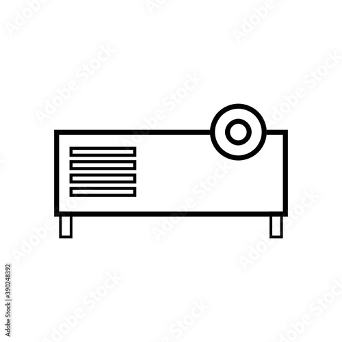 illustration of a projector