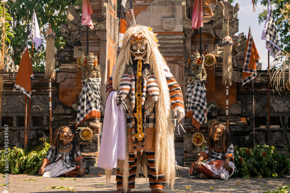 Scene from theatre Performance in Bali, Ubud, Indonesia 2018