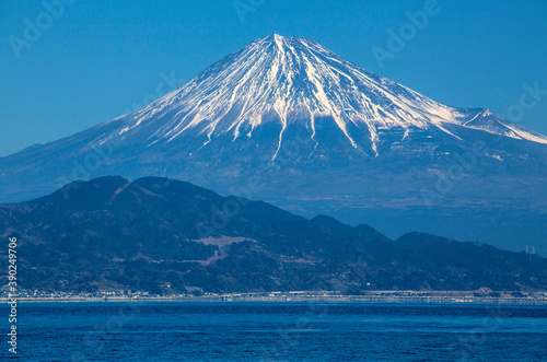 真崎海岸からの富士山