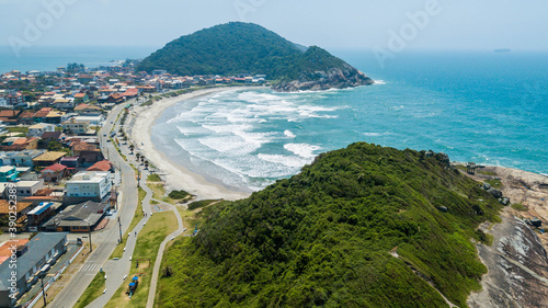 Aerial view of Prainha in São Francisco do Sul, Santa Catarina photo