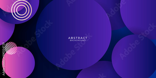 Abstract 3d rendering of a modern geometric circles background. Simple design for poster, cover, branding, banner, placard. 