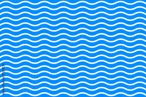 Seamless blue pattern abstract background with waves