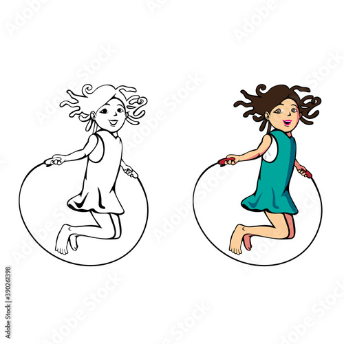 Jumping Rope Girl
