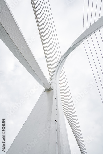 Bridge cables of Baisha Bridge in Liuzhou, Guangxi