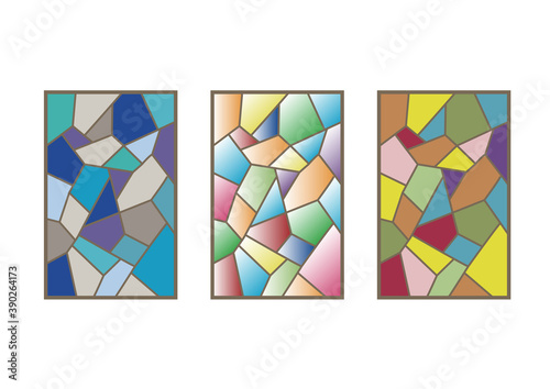 ステンドグラス窓セット