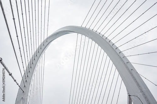 Bridge cables of Baisha Bridge in Liuzhou, Guangxi © hu