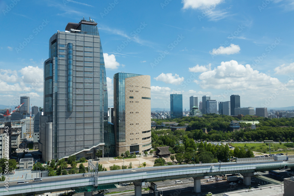 馬場町と大阪城公園