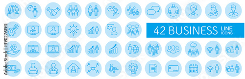 business loyalty icons vector sign