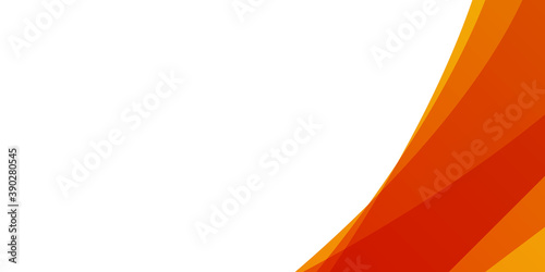 Simple minimal orange red yellow wavy curve presentation background. Vector illustration design for business presentation, banner, cover, web, flyer, card, poster, game, texture, slide, magazine