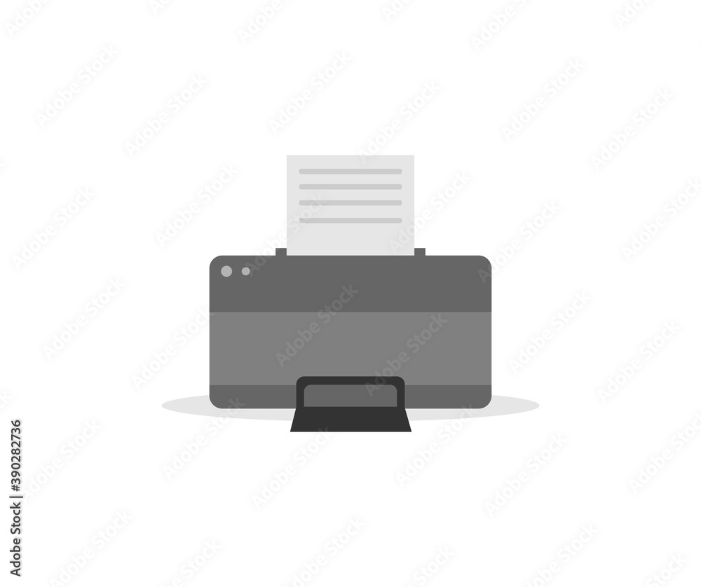 design about simple printer icon design about simple printer icon