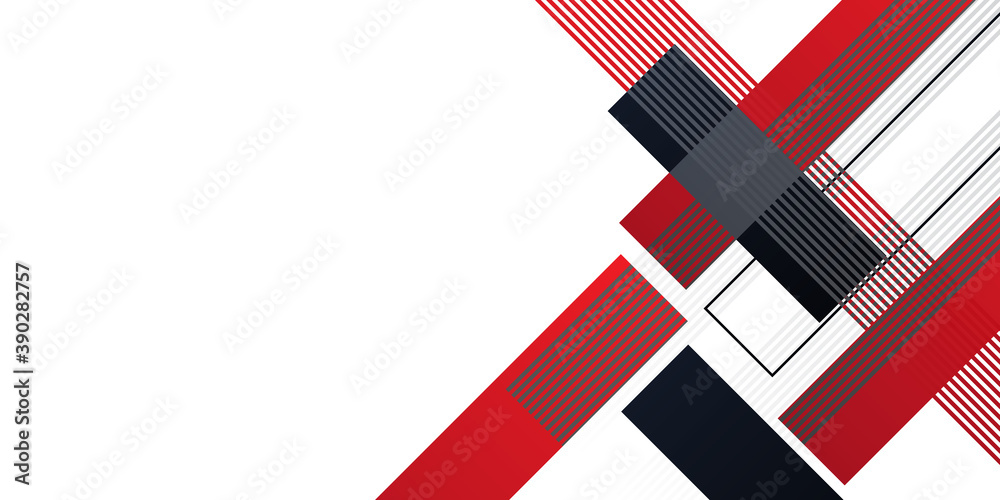 Black white red abstract geometric presentation background Black white red abstract geometric presentation background