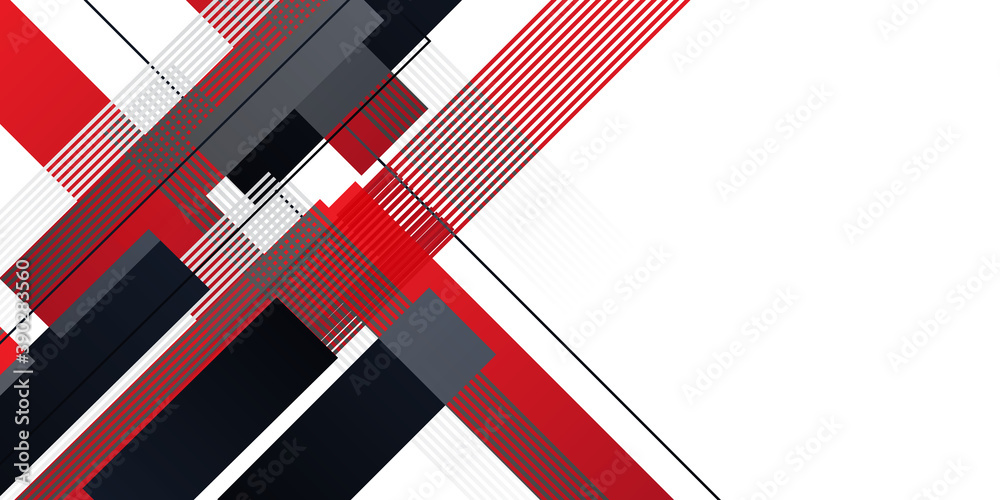 Black white red abstract geometric presentation background Black white red abstract geometric presentation background