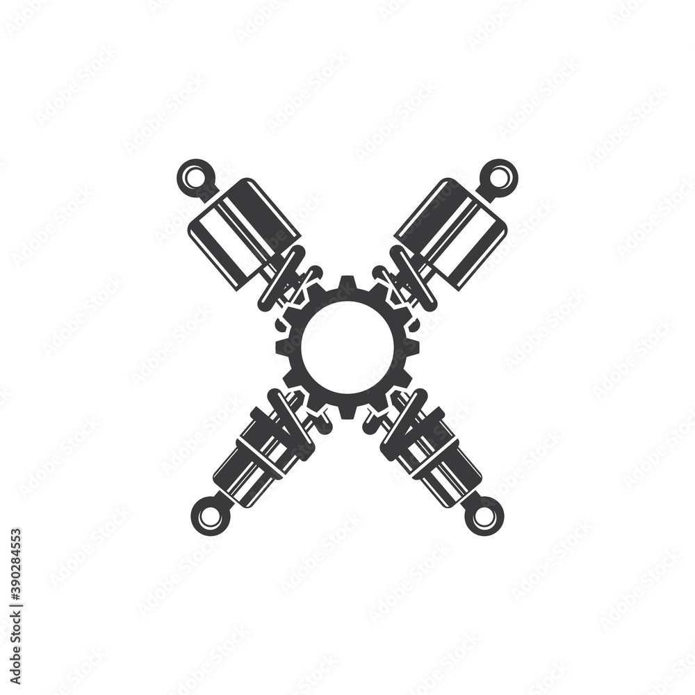 shock absorber icon vector illustration design shock absorber icon vector illustration design